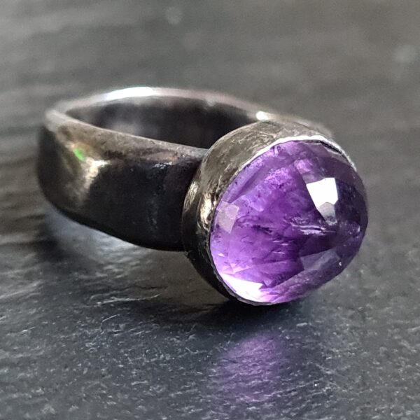 Silber Amethyst Ring