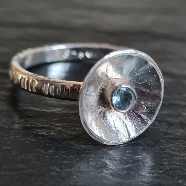 Aquamarin Ring Silber