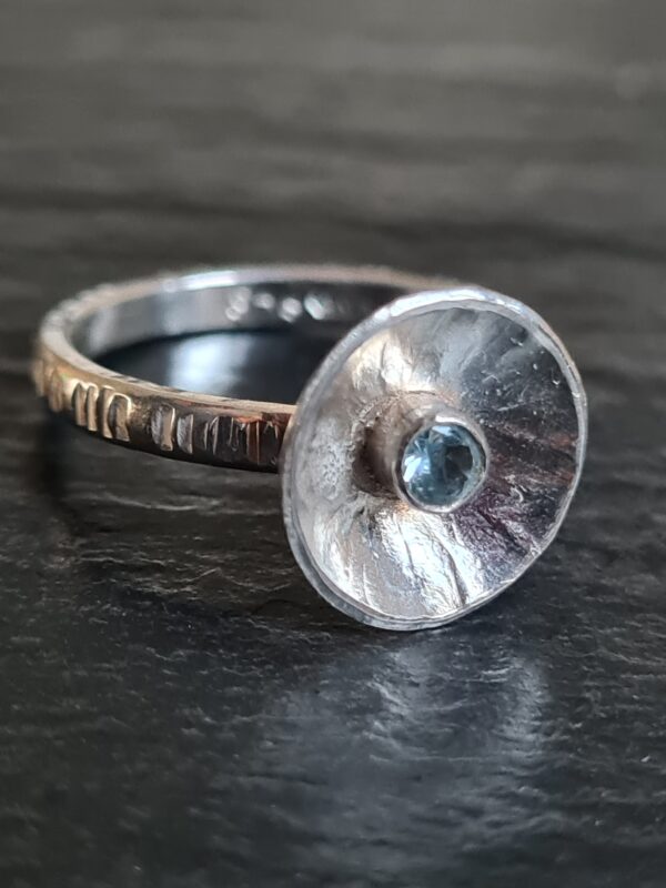 Aquamarin Ring Silber