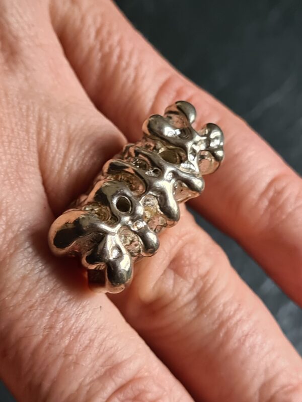 Aussergewöhnlicher Ring Silber